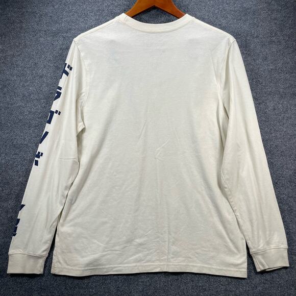 DragonballZ DBZ T-Shirt Men's Medium Cream Long Sleeve Goku Anime - Picture 7 of 8